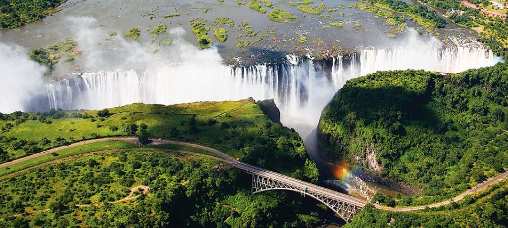 Zambia waterfall